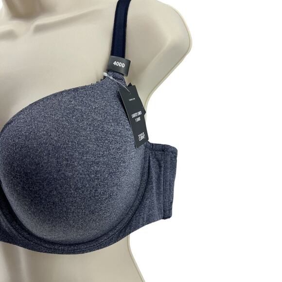 Torrid T-Shirt Lightly Lined Heather Straight Back Bra 40DD - Picture 2 of 7